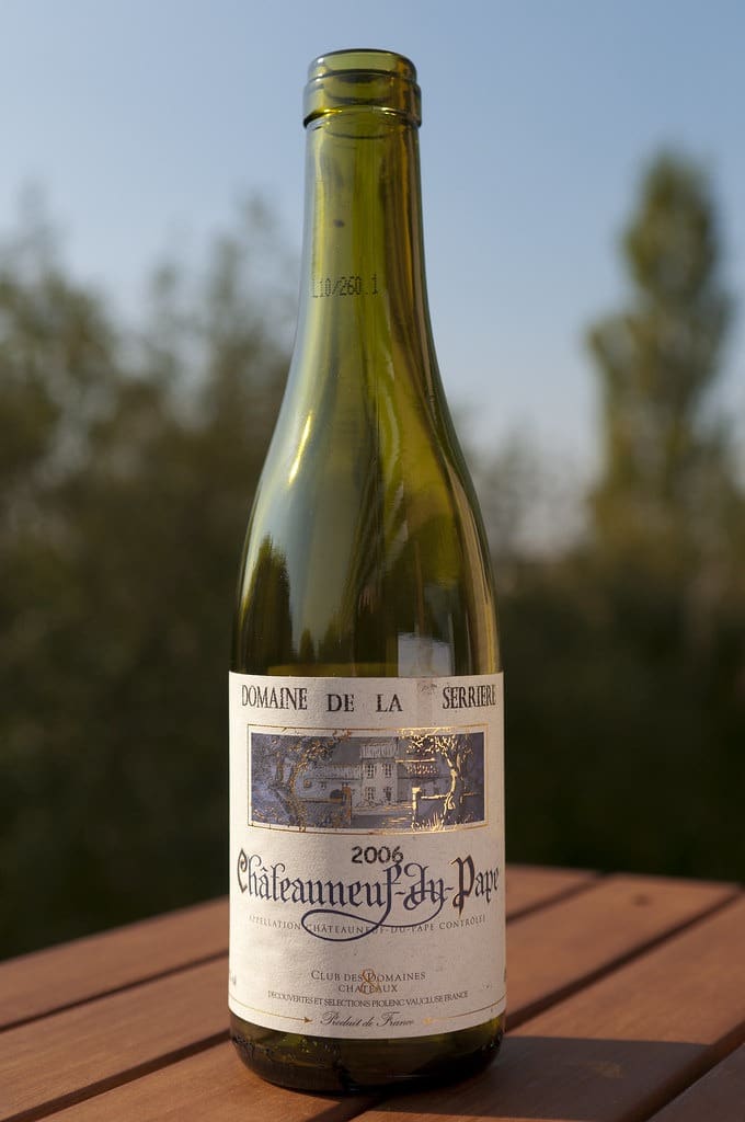 Bouteille de Châteauneuf-du-Pape